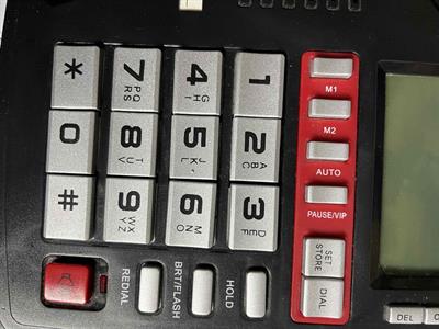 Telefono Fisso Brondi Office Plus, colore nero usato - Anteprima 2