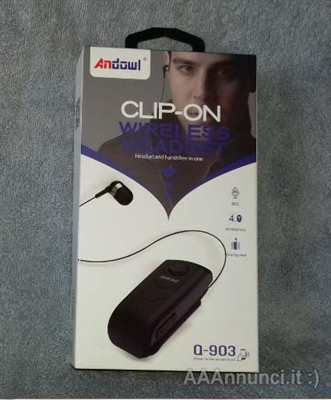Andowl Cuffie Cireless Con Clip