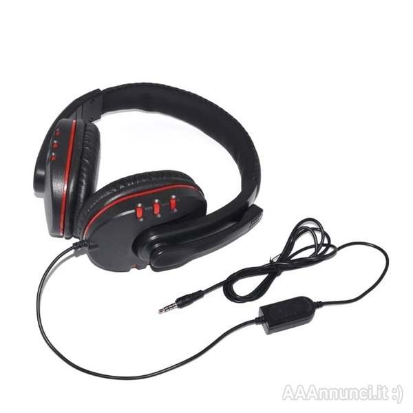 Foto 4Cuffie da gioco cablate Driver stereo da 40 mm, colore nero