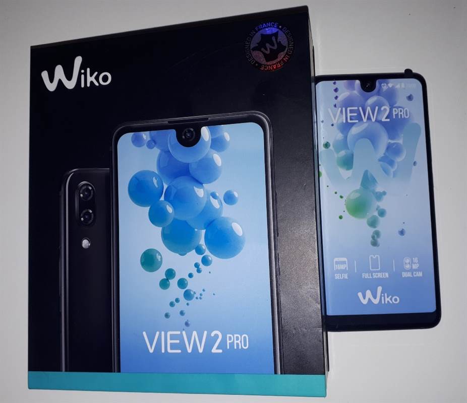 Wiko View 2 Pro 64 GB, MAI UTILIZZATO, modello W_C860, color antracite