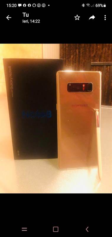 Samsung Note 8 Plus Oro, come nuovo