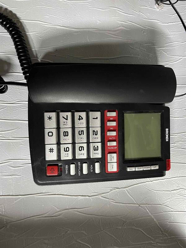 Foto 9Telefono Fisso Brondi Office Plus, colore nero usato